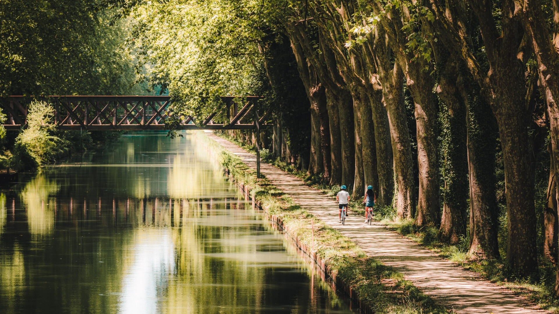 Voyage à vélo - Le Canal de la Garonne de Bordeaux à Toulouse